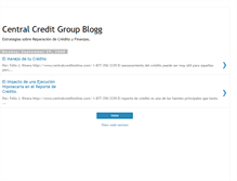 Tablet Screenshot of centralcredit.blogspot.com