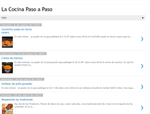 Tablet Screenshot of la-cocina-paso-a-paso.blogspot.com