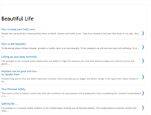 Tablet Screenshot of beautifullifesharing.blogspot.com