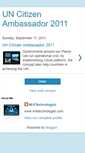 Mobile Screenshot of citizenambassador2011.blogspot.com