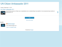 Tablet Screenshot of citizenambassador2011.blogspot.com