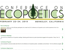 Tablet Screenshot of ecopoeticsconference.blogspot.com