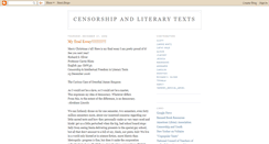 Desktop Screenshot of censorship-and-literary-texts.blogspot.com