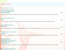 Tablet Screenshot of ms-office-excel.blogspot.com