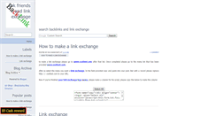 Desktop Screenshot of linksfriends-linkexchange.blogspot.com