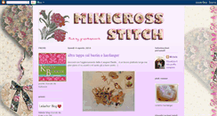 Desktop Screenshot of mikicrossstitch.blogspot.com