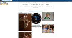 Desktop Screenshot of bringinghomeabrother.blogspot.com
