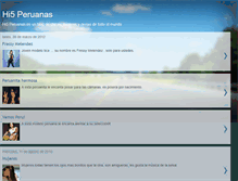 Tablet Screenshot of hi5peruanas.blogspot.com