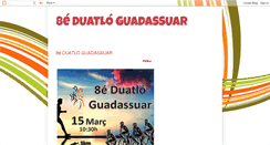 Desktop Screenshot of duatloguadassuar.blogspot.com