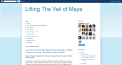 Desktop Screenshot of lifting-the-veil-of-maya.blogspot.com