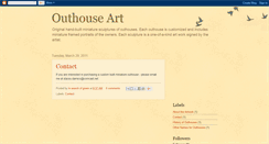 Desktop Screenshot of outhouseart.blogspot.com