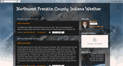 Desktop Screenshot of franklincountyweather.blogspot.com