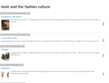 Tablet Screenshot of lexieandthefashoinculture.blogspot.com