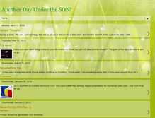 Tablet Screenshot of anotherdayundertheson.blogspot.com