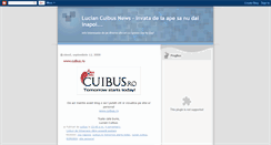 Desktop Screenshot of luciancuibus.blogspot.com