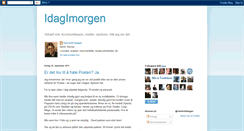 Desktop Screenshot of idagimorgen.blogspot.com