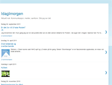 Tablet Screenshot of idagimorgen.blogspot.com