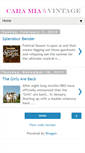 Mobile Screenshot of cara-mia-vintage.blogspot.com
