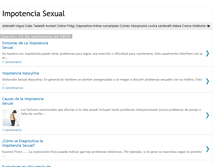 Tablet Screenshot of impotenciasexualtem.blogspot.com