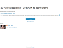 Tablet Screenshot of 20-hydroxyecdysone.blogspot.com