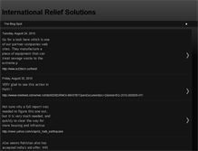 Tablet Screenshot of internationalreliefsolutions.blogspot.com