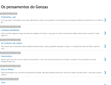 Tablet Screenshot of pensamentosdogonzas.blogspot.com