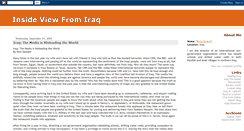 Desktop Screenshot of insideviewfromiraq.blogspot.com