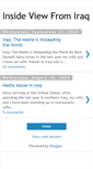 Mobile Screenshot of insideviewfromiraq.blogspot.com