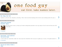 Tablet Screenshot of onefoodguy.blogspot.com