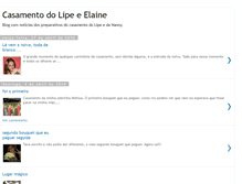 Tablet Screenshot of casamentolipeeelaine.blogspot.com