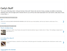 Tablet Screenshot of carlysviews.blogspot.com