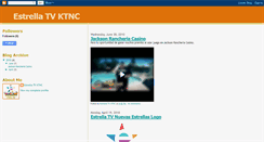 Desktop Screenshot of estrellatv.blogspot.com