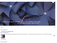 Tablet Screenshot of lainemagique.blogspot.com