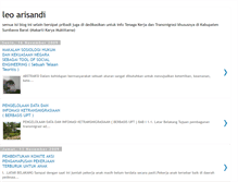 Tablet Screenshot of leoarisandi.blogspot.com