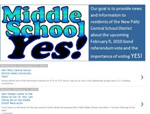 Tablet Screenshot of newpaltzmiddleschoolyes.blogspot.com