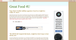 Desktop Screenshot of greatfood4u.blogspot.com