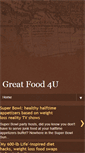 Mobile Screenshot of greatfood4u.blogspot.com