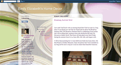 Desktop Screenshot of emilyelizabethshomedecor.blogspot.com