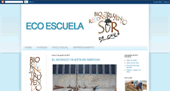 Desktop Screenshot of eco-escuelabioreconstruyendoalsur.blogspot.com
