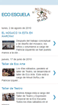 Mobile Screenshot of eco-escuelabioreconstruyendoalsur.blogspot.com