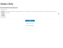 Tablet Screenshot of daddysdailys.blogspot.com