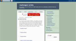 Desktop Screenshot of maehongson-variety.blogspot.com