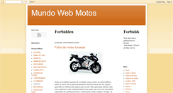 Desktop Screenshot of mundowebmotos.blogspot.com