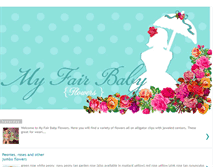 Tablet Screenshot of myfairbabyflowers.blogspot.com