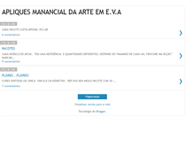 Tablet Screenshot of apliquesmanancialdaarte.blogspot.com