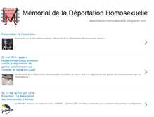 Tablet Screenshot of deportation-homosexuelle.blogspot.com