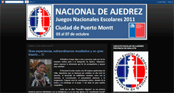 Desktop Screenshot of nacional-ajedrez-escolar-2011.blogspot.com