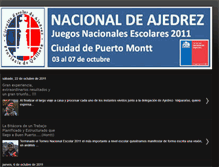 Tablet Screenshot of nacional-ajedrez-escolar-2011.blogspot.com