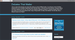 Desktop Screenshot of debatesthatmatter.blogspot.com