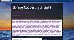 Desktop Screenshot of bonniecoopersmithlmft.blogspot.com